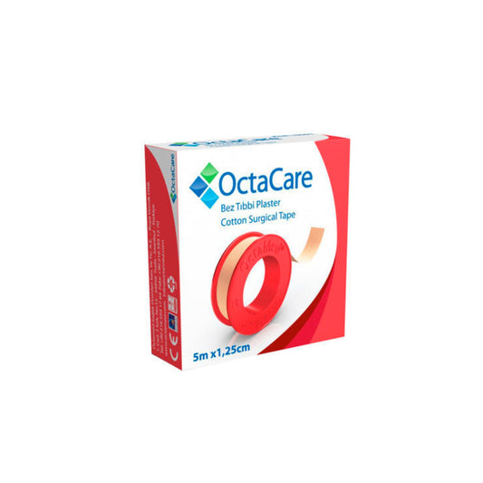 OCTACARE 10501 COTTON SURGICAL TAPE 5M*1.25CM