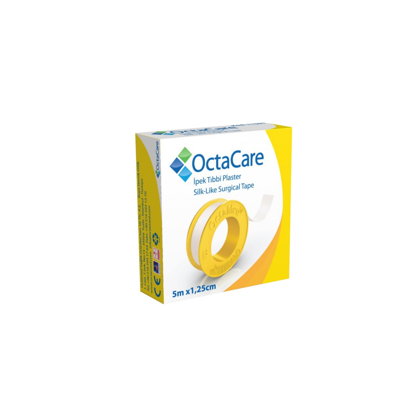 Octacare 11501 silk-like surgical tape 5m*1,25cm