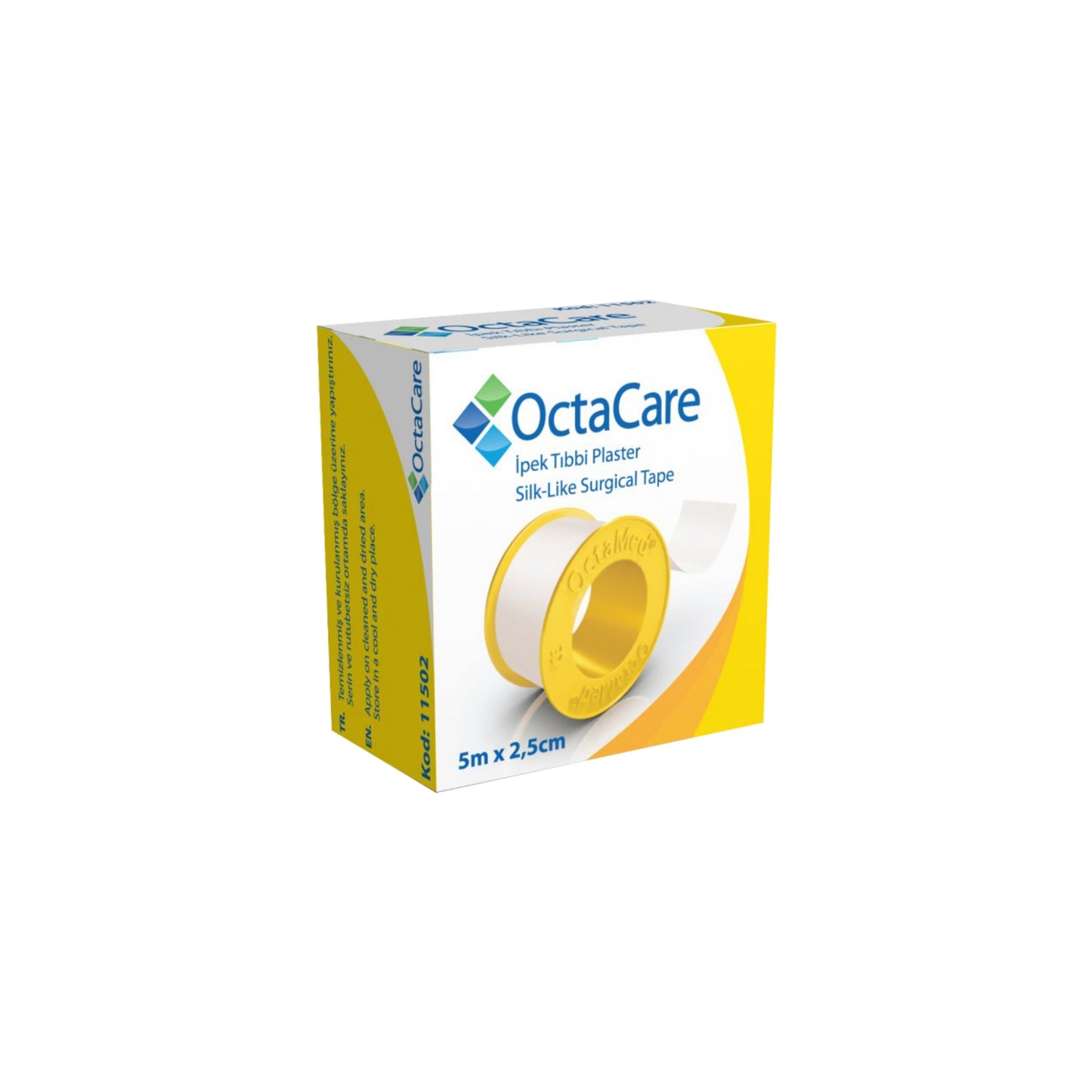 Octacare 11502 Silk-Like Surgical Tape 5x2,5cm