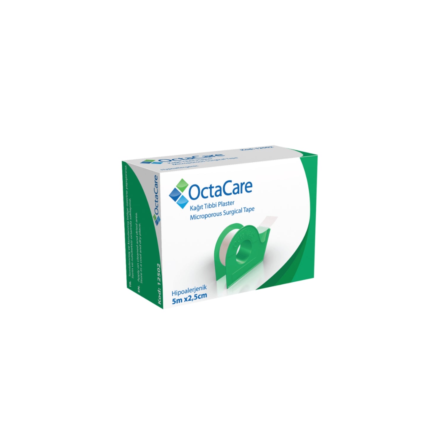 Octacare 12502 Microporous Surgical Tape 5mx2,5cm