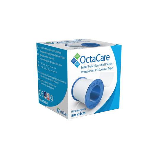 Octacare 13505 Transparent PE Surgical Tape 5mx5cm