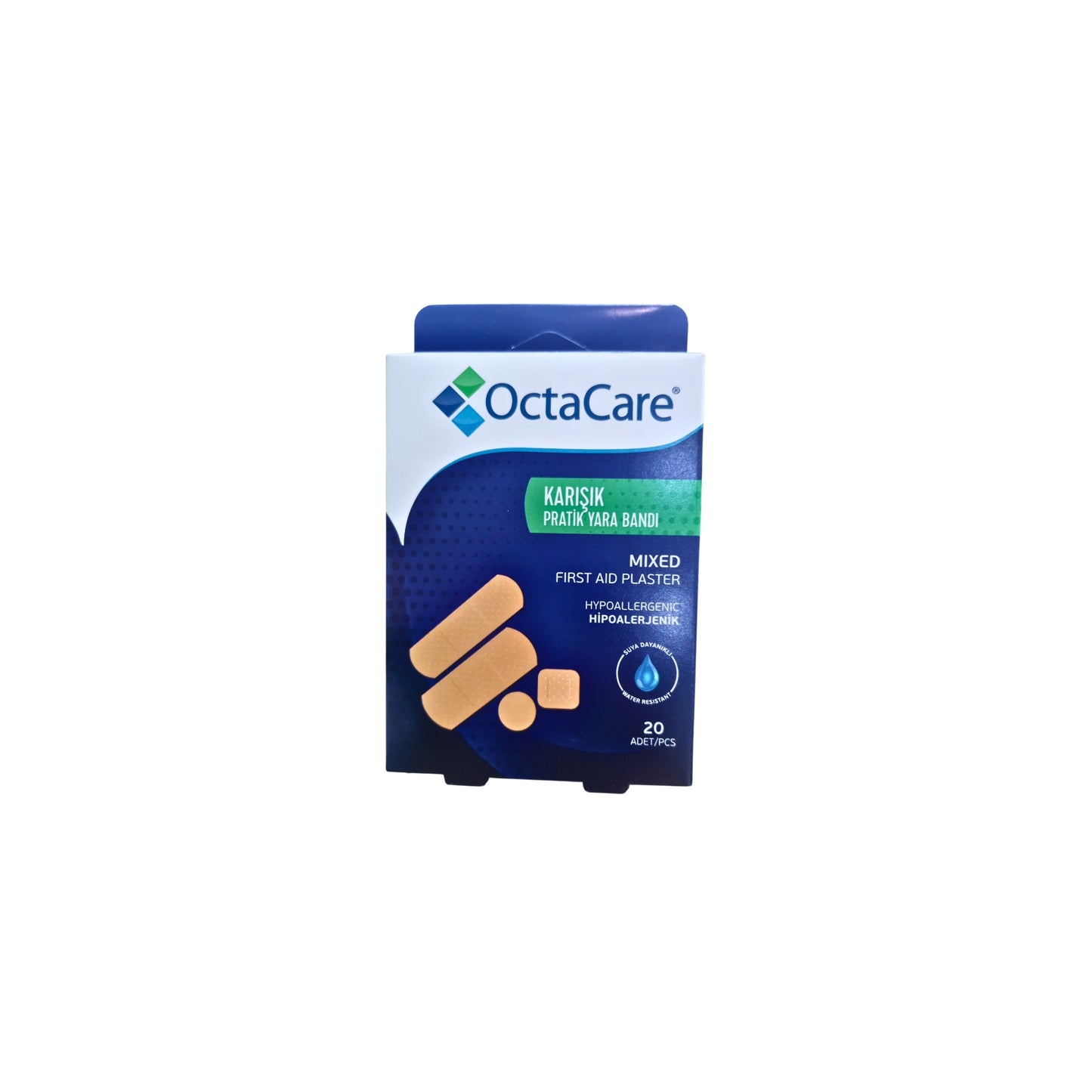 Octacare 130 Assorted First Aid Plaster Box of 20pcs