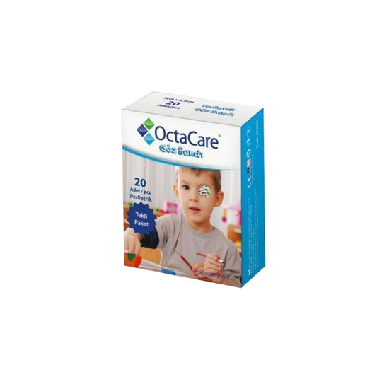 OctaCare 51602 Pediatric Eye Pad - Boys - Box of 20pcs - 5cm x 6,2cm