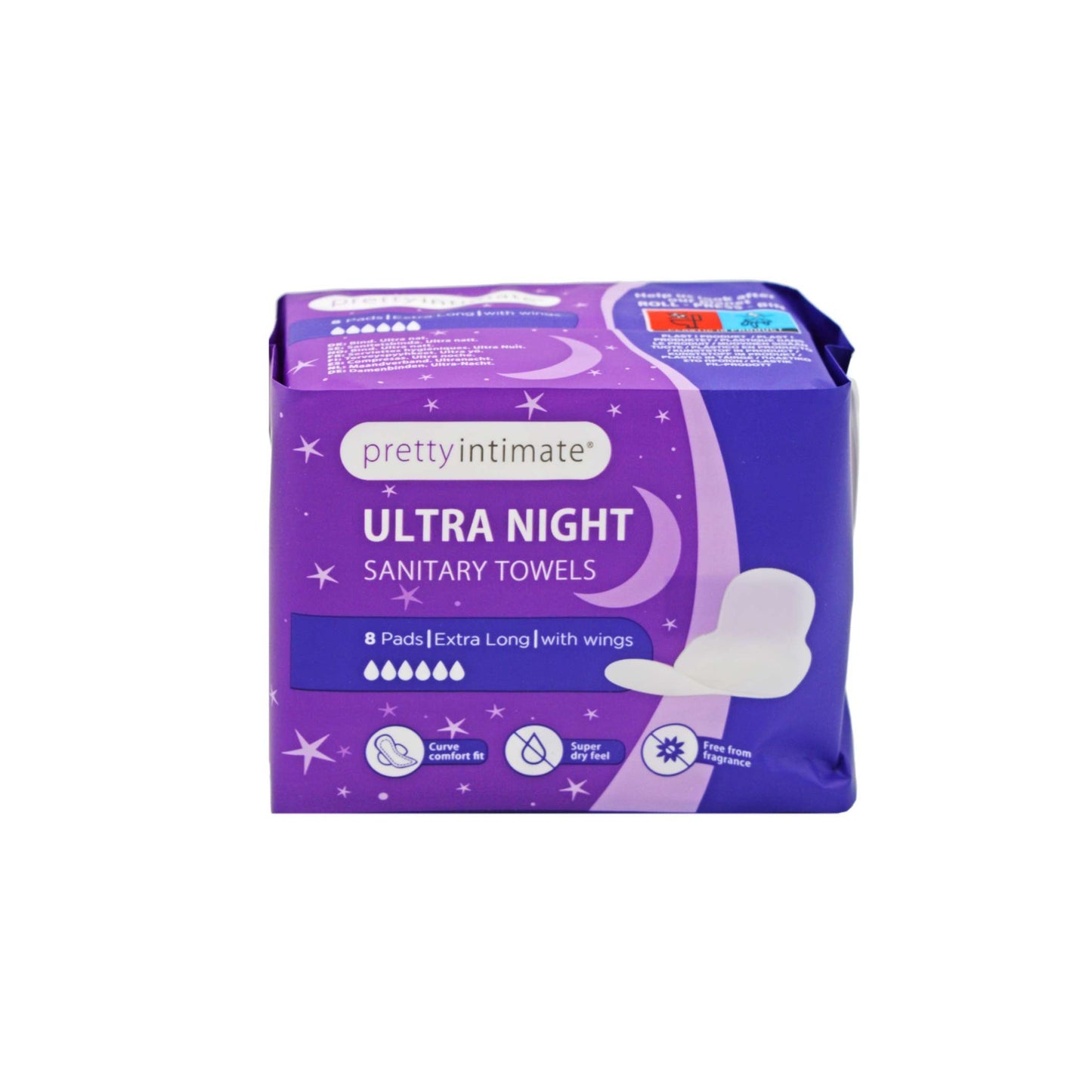 Pretty Intimate Ultra Night 8 Sanitory Towels