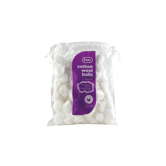 Pretty Cotton Wool Balls - 100 White