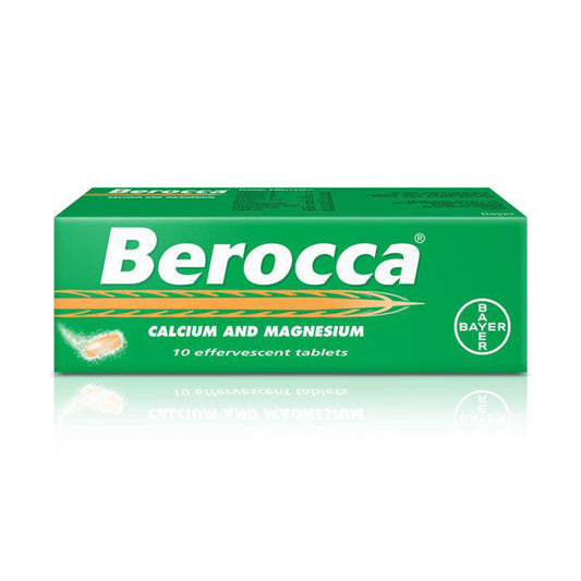 Berocca Calcium Magnesium Effervescent 10 Tablets