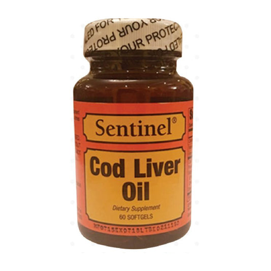 Sentinel Cod Liver Oil Softgels 60 Pieces