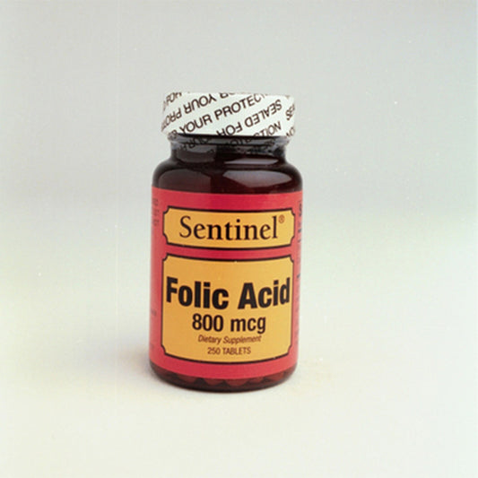 Sentinel Folic Acid 800mcg 250 Tablets