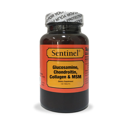 Sentinel Glucosamine, Chondroitin, Collagen & MSM 100 Capsules