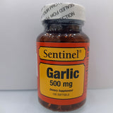 Sentinel Garlic 500Mg Cap 100'S