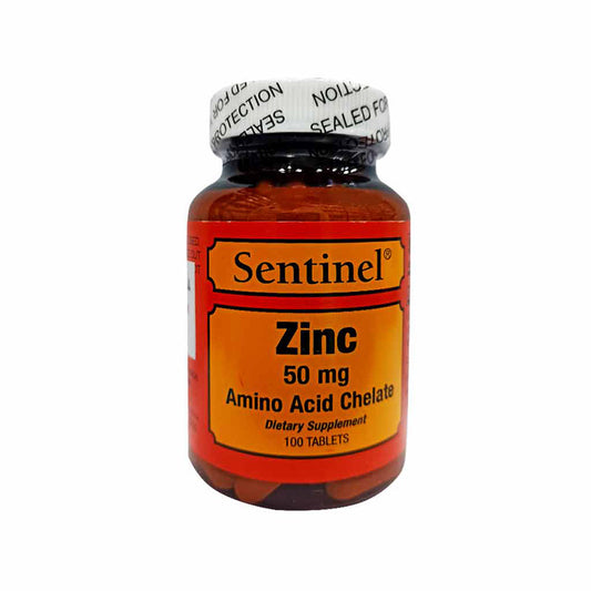 Sentinel Zinc 50Mg Tab 100'S