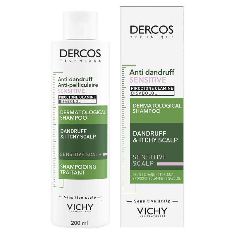 Vichy Dercos Anti Dandruff Sensitive Scalp Shampoo 200Ml