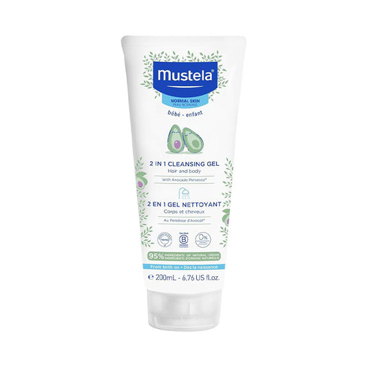 Mustela Baby 2 In 1 Cleansing Gel For Normal Skin 200 ML