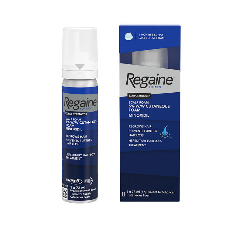 Regaine Extra Strength 5% Minoxidil Hair Foam For Men 73 ml