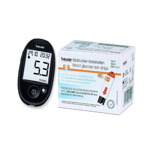 GL 44 CODEFREE SUGAR MONITOR+GL 50 TEST STRIP 50S