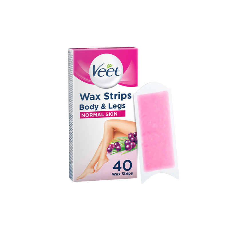 Veet Cold Wax Leg & Body Normal Skin 40 pcs