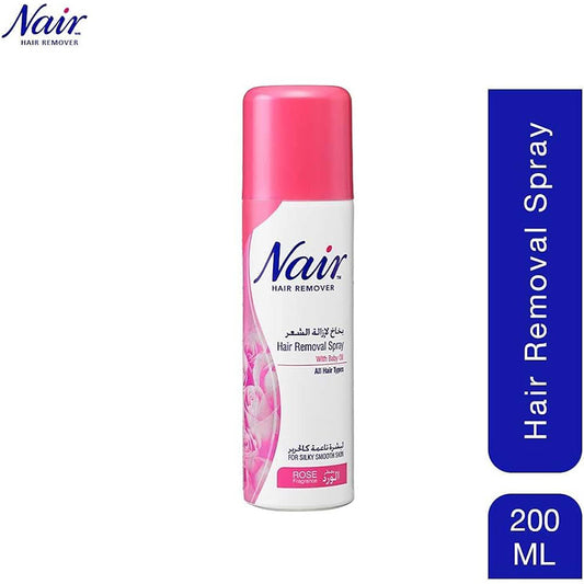 Nair Hair Removal Spray Rose 200Ml