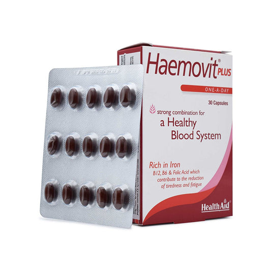 Health Aid Haemovit Plus Cap 30'S