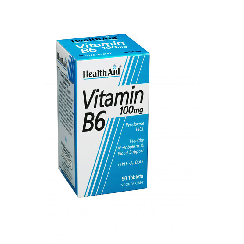 Health Aid Vit B6 100Mg Tab 90'S-