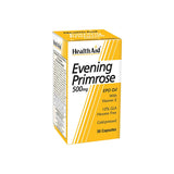 Health Aid Evening Primrose Plus Vitamin E Capsules 500mg, 30 Pieces