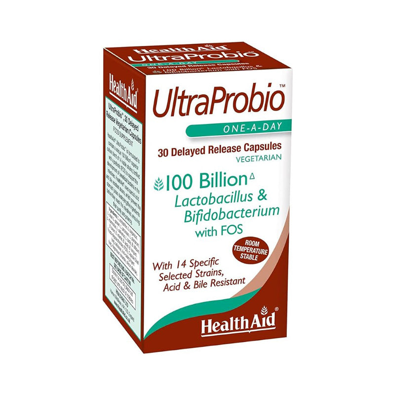 HEALTH AID ULTRAPROBIO 100 BILL VEG 30 S