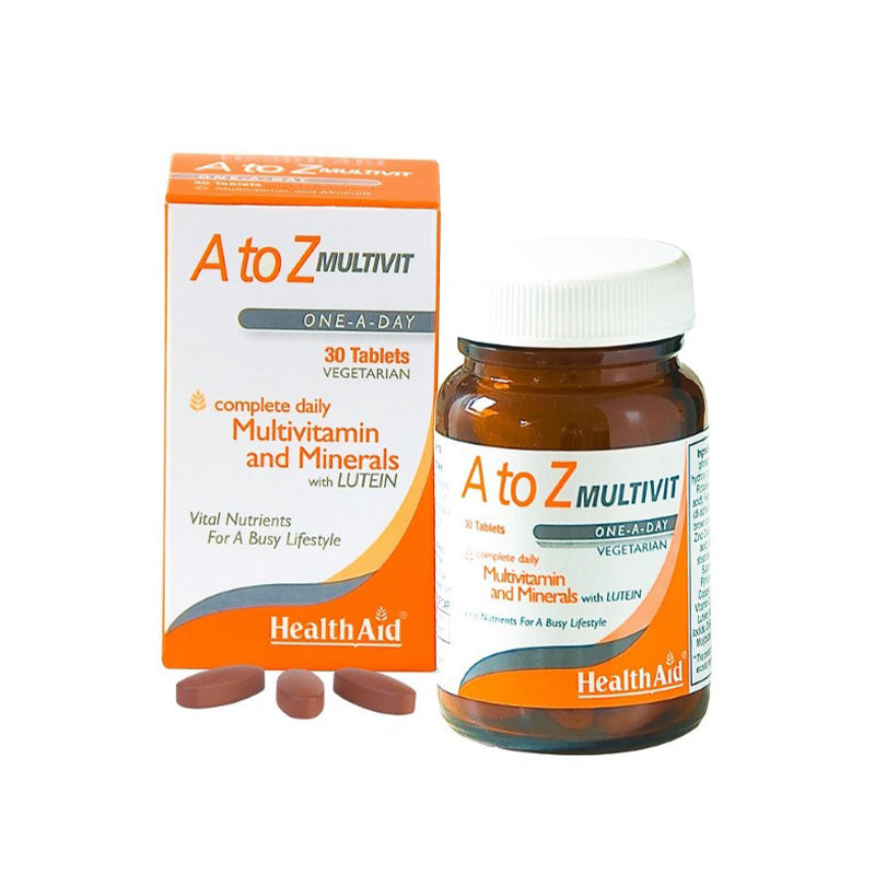 HEALTH AID A TO Z MULTIVITAMIN TAB 30 S