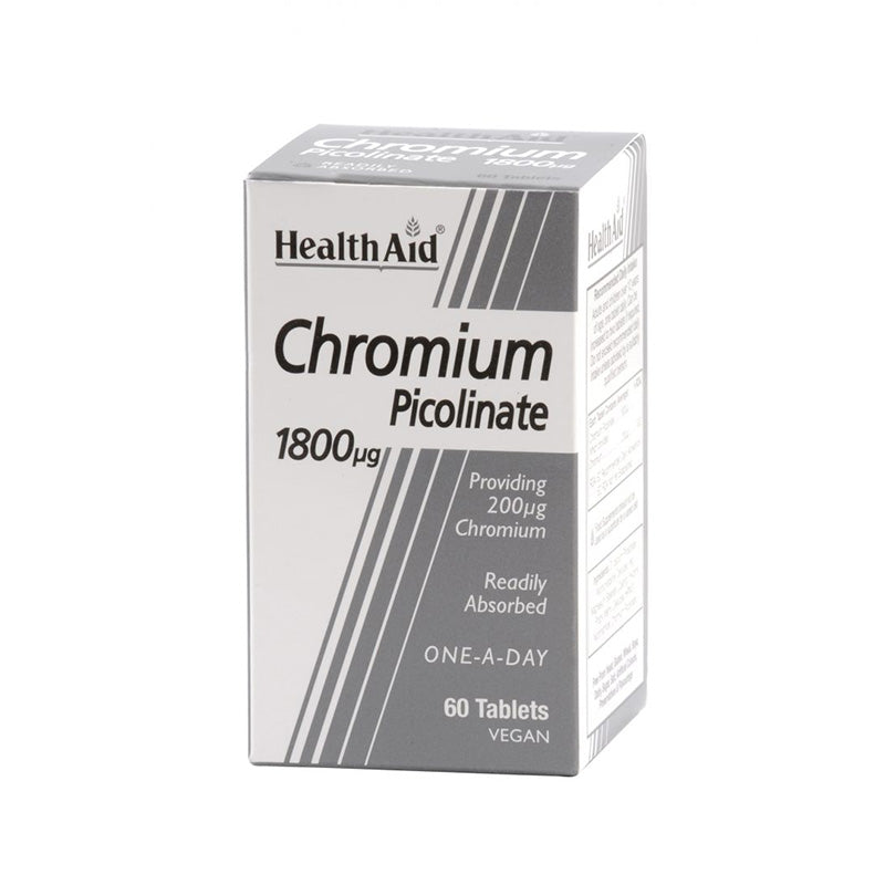 Health Aid Chromium Picolinate 1800Ug 60'S