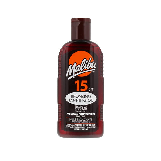 Malibu 15 Spf Bronzing Tanning Oil 200 ML