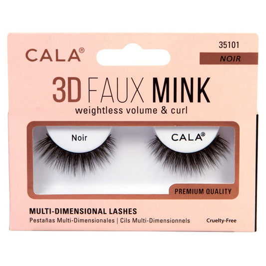 Cala 3D Faux Mink Lashes Noir -35101