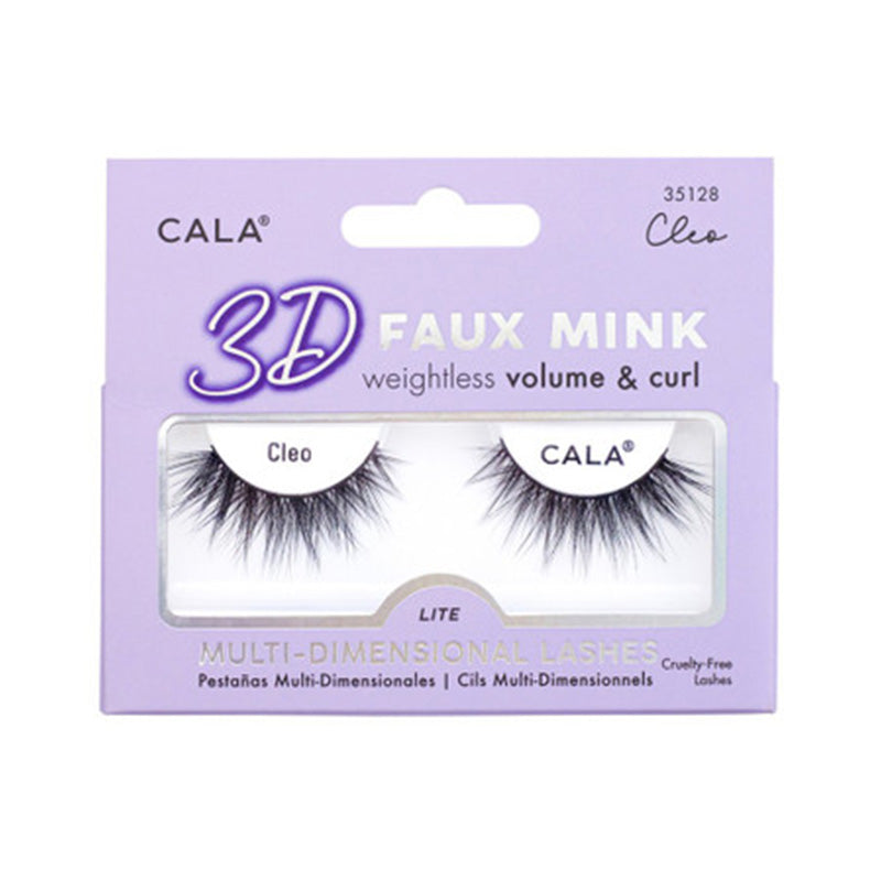 Cala-3D Faux Mink Lashes-Cleo-35128