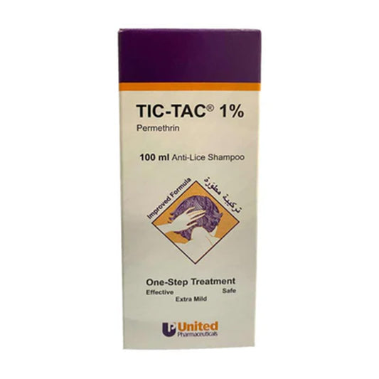 Tic-Tac 1% Antilice Shampoo 100Ml