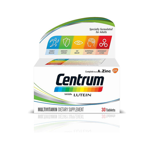 Centrum With Lutein 30 Tablets