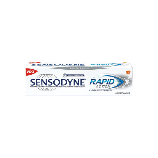 Sensodyne Rapid Action Whitening Toothpaste, 75ml