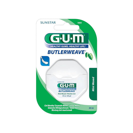 GUM 1855 DENTAL WAX MINT WAXED