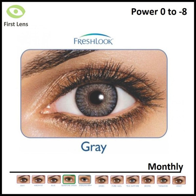 FRESHLOOK COLOURBLEND MONTHLY GRAY