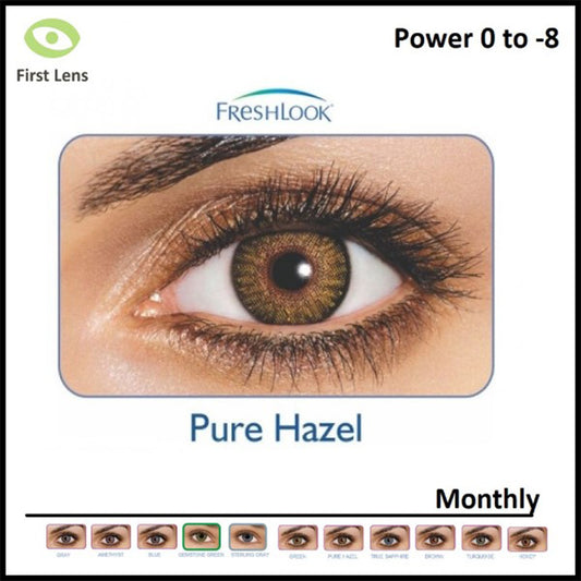 FRESHLOOK COLOURBLEND MONTHLY PURE HAZEL