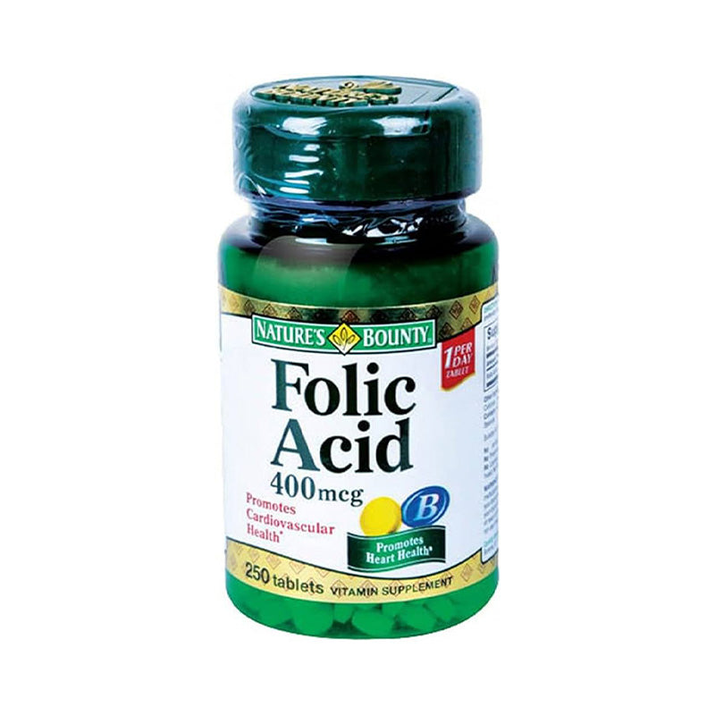 Nature's Bounty Folic Acid 400Mg 250 Tablet