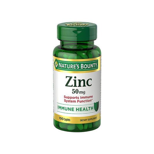 Nature's Bounty Zinc 50 mg 100 Caplets