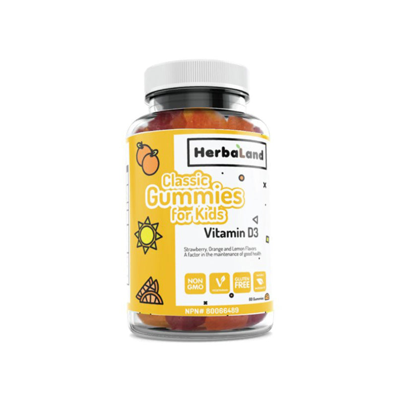 HERBALAND GUMMY KIDS VITAMIN D3 60S