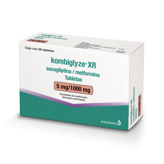 KOMBIGLYZE XR 5/1000 MG TAB 28 S