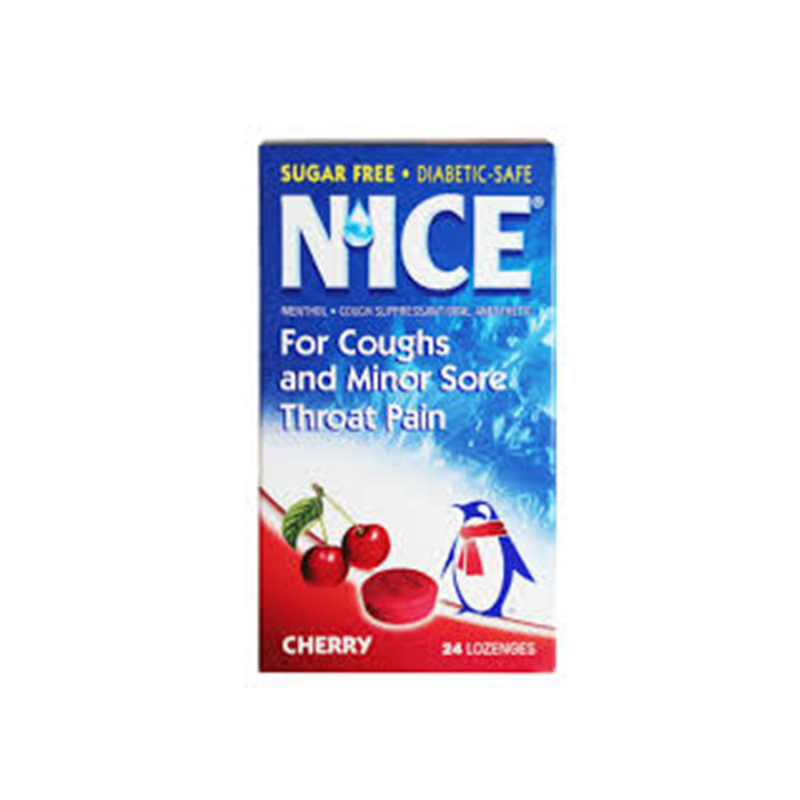 NICE CHERRY LOZENGES 24 S