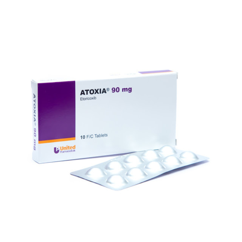 ATOXIA 90 MG TAB 10 S