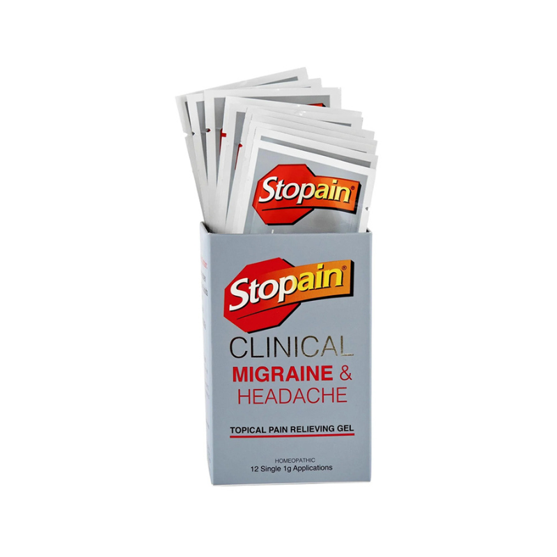 STOPAIN CLINICAL-MENTHOL MIGRAIN&HEADACH GEL-12X1