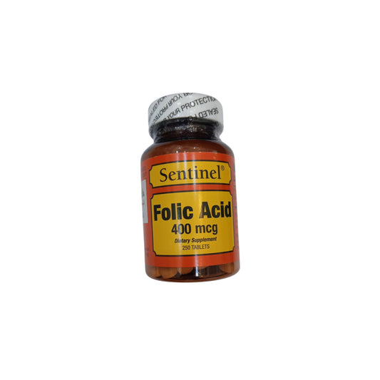 Sentinel Folic Acid 400 Mcg Tab 250 S