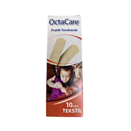 Octacare 100 Textile First Aid Plaster Box of 10 pcs