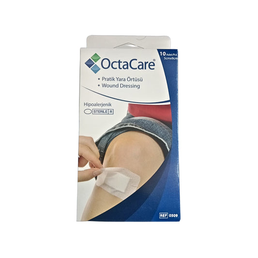 Octacare 509 Sterile Wound Dressing - Box of 10pcs - 5cmx9cm